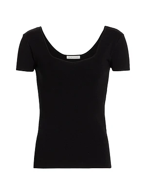 The Valentina Rib-Knit Top