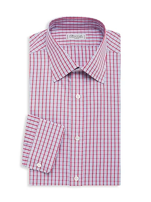 Windowpane Check Dress Shirt