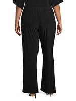 Summer Social Split-Hem Flared Pants