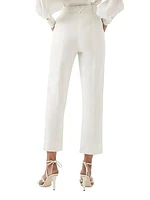 Zita Split-Hem Tapered Pants