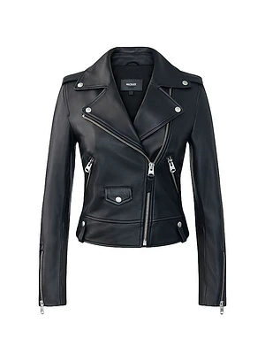 Baya Lambskin Biker Jacket