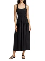 Marianne Smocked Midi-Dress