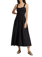 Marianne Smocked Midi-Dress