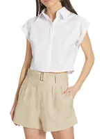 Leonora Cotton Crop Top