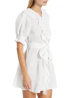 Piper Belted Ruffled Minidress