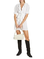 Piper Belted Ruffled Minidress