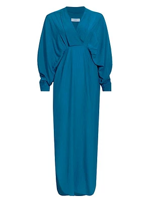 Artista Plunge Wrap Maxi Dress