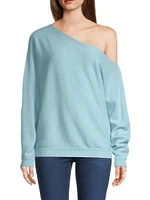 One-Shoulder Cashmere Sweater