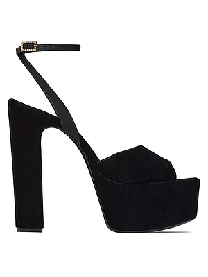 Jodie Platform Sandals Velvet
