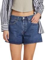 Parker High-Rise Denim Shorts