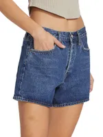 Parker High-Rise Denim Shorts