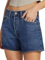 Parker High-Rise Denim Shorts