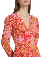 Jules Abstract Print Minidress