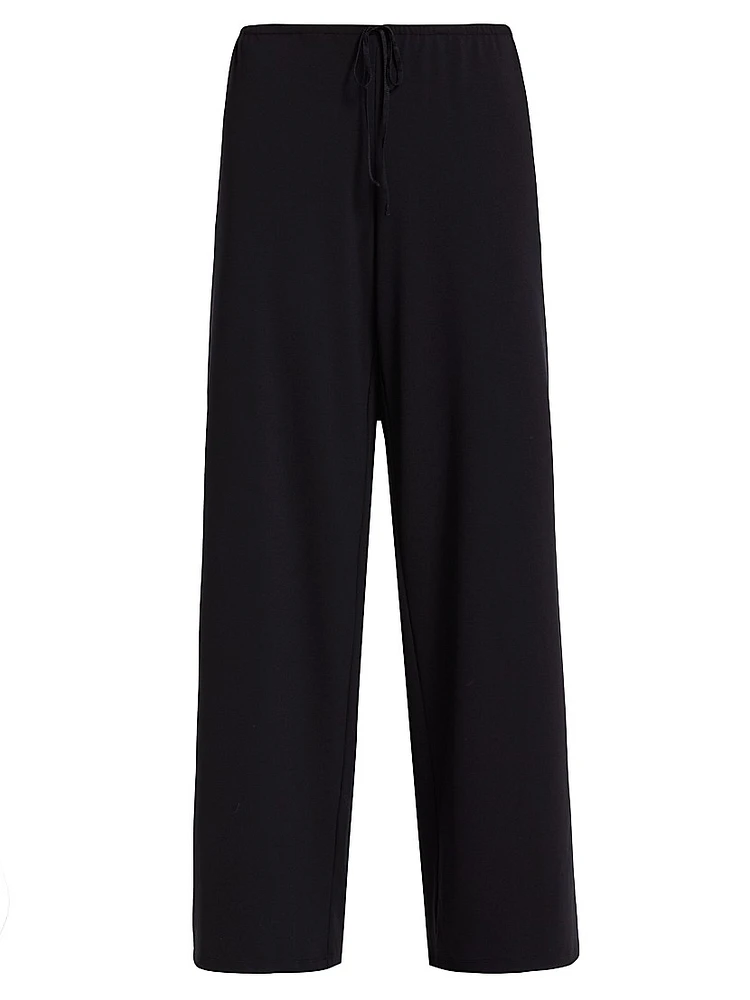 Bariem Wide-Leg Jersey Pants