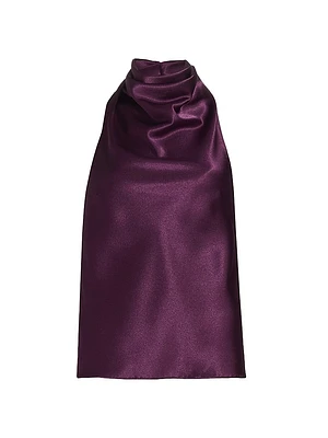 Open-Back Halterneck Top