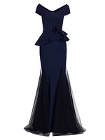 Lady Illusion Tulle Gown