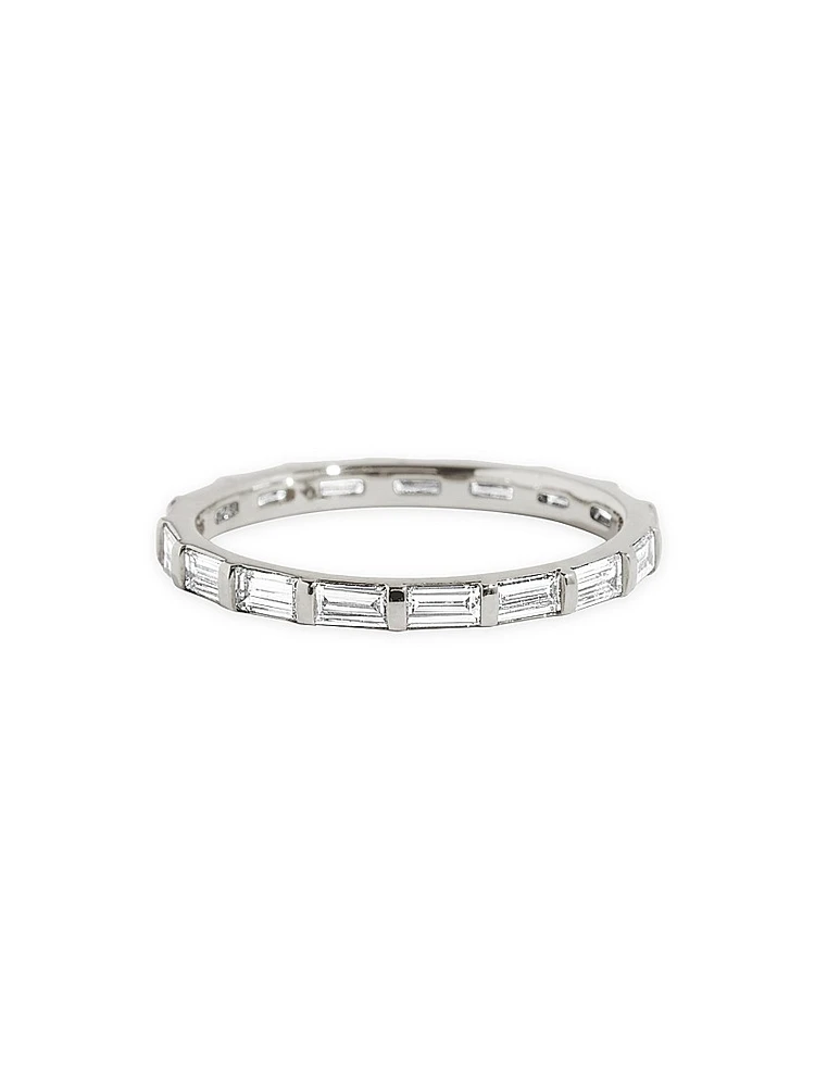Eternity Bands 14K Gold & 0.78 TCW Lab-Grown Diamond Baguette Bar Band