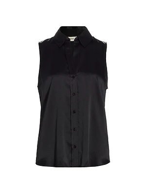 Emmy Sleeveless Silk Blouse