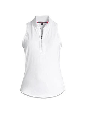Vesta Sleeveless Half-Zip Top