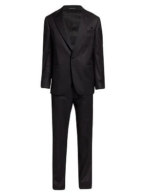 COLLECTION Tonal Sparkle Virgin Wool Single-Breasted Suit