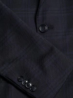 COLLECTION Plaid Single-Breasted Slim-Fit Suit