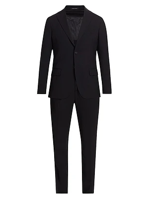 Slim-Fit Wool Single-Breasted Suit
