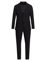 Slim-Fit Wool Single-Breasted Suit