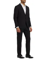 Slim-Fit Wool Single-Breasted Suit