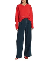 Wool & Cashmere Pullover Sweater