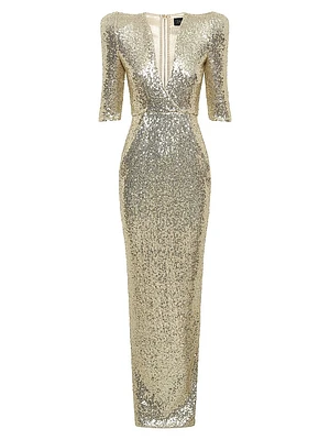 Look At Me Sequin Gown
