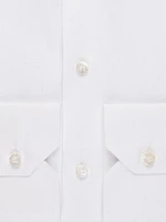 Handmade Linen and Silk Blend Dress Shirt