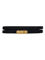 Opyum Double Wrap Bracelet Leather and Metal