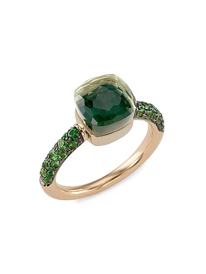 Nudo Petit Two-Tone 18K Gold & Multi-Gemstone Ring