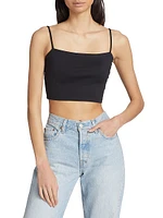 Essential Square-Neck Crop Top