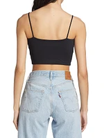Essential Square-Neck Crop Top