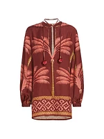 Cuba Cocoa Balloon Sleeve Top
