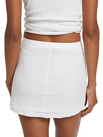 Elasticized Tube Miniskirt