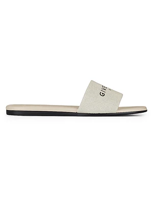 4G Flat Mules Canvas