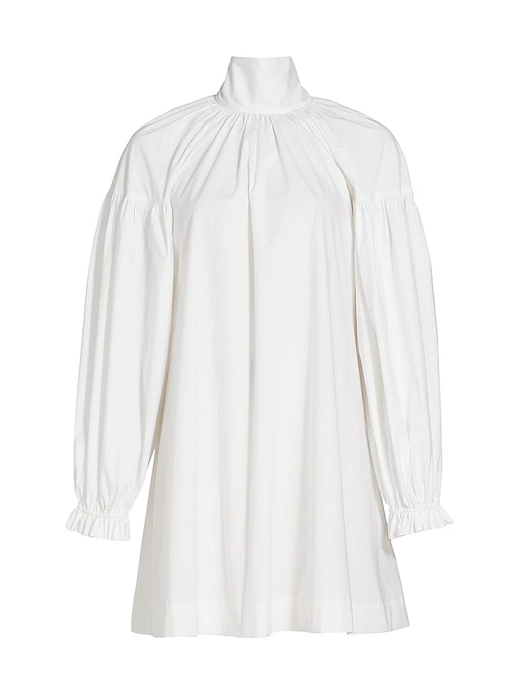 Tie-Neck Shift Dress