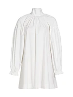 Tie-Neck Shift Dress