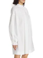 Tie-Neck Shift Dress