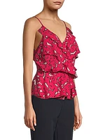 Rustic Chic Georgette Ruffled Tank