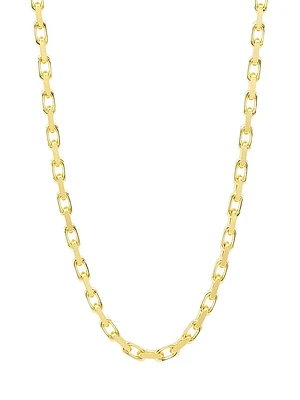 14K Yellow Gold French Cable-Chain Necklace