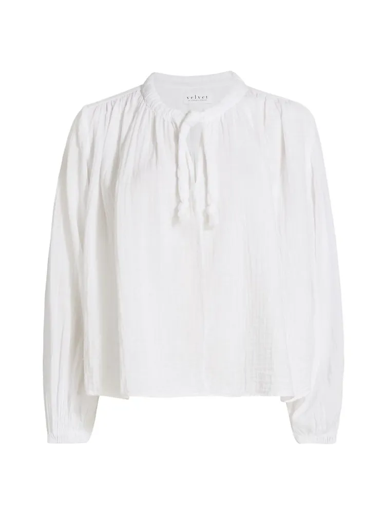 Kathleen Gauze Top