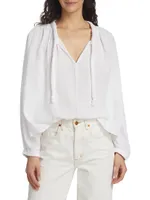 Kathleen Gauze Top