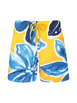 Raiatea Painterly Floral Swim Shorts
