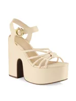 Mahi Cut-Out Platform Sandals