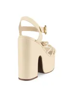 Mahi Cut-Out Platform Sandals