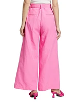 Tailored Pleat-Front Pants