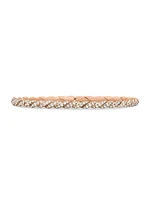 Sculpted Cable Flex Bracelet 18K Rose Gold